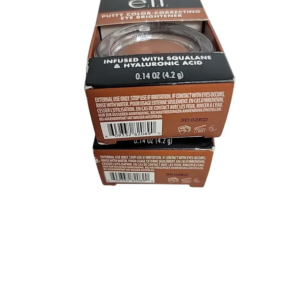 2x e.l.f. Putty Color Correcting‎ Eye Brightener Deep Rich 0.14oz New